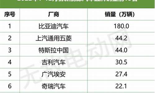 新能源汽车股票前十名-新能源汽车股票前十名品牌