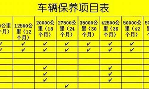 汽车保养项目和里程明细-汽车保养项目和里程明细一样吗